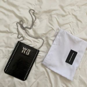 Alexander Wang phone holder with chain